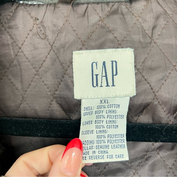 Vintage GAP Men's Chocolate Brown Chore Jacket- XXL - Picture 6 of 11